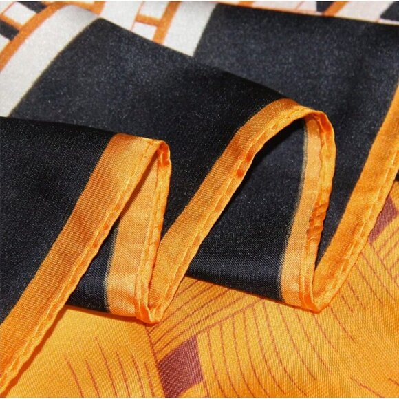 Fashion Scarves Scarf 100% Silk Feeling Scarf Silk Like Scarves Long Lightweight - Picture 7 of 7